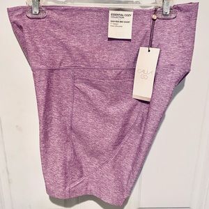 NWT CALIA high-rise biker shorts 7” inseam size L